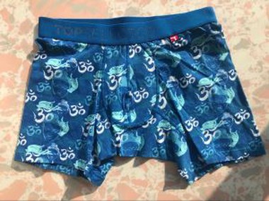 Vīriešu kokvilnas drukas augstas kvalitātes apakšveļa