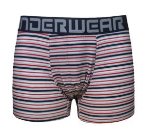 Īpaši mīkstas, modificētas strīpas krāsoti vīriešu bokseri ar savu logo